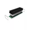 ICY BOX IB-M2HS-70 chladič/radiátor pre SSD čierny 1 ks