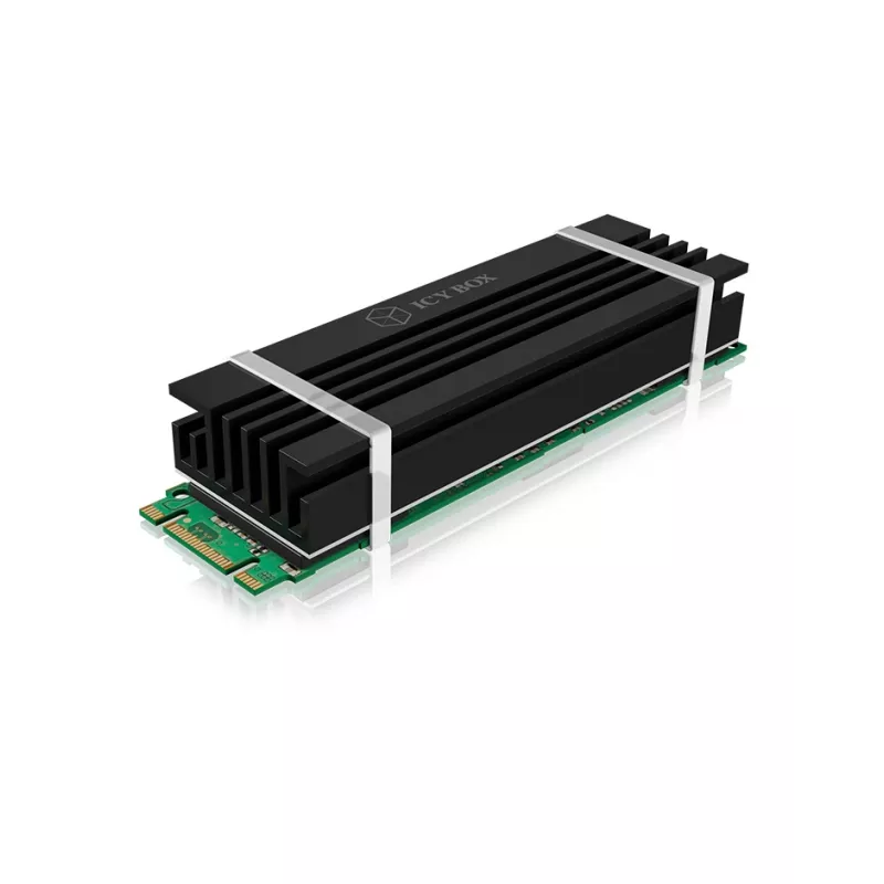 ICY BOX IB-M2HS-70 chladič/radiátor pre SSD čierny 1 ks