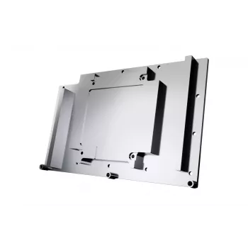 Backplate Alphacool 10248 hliník chróm meď čierna 124 mm