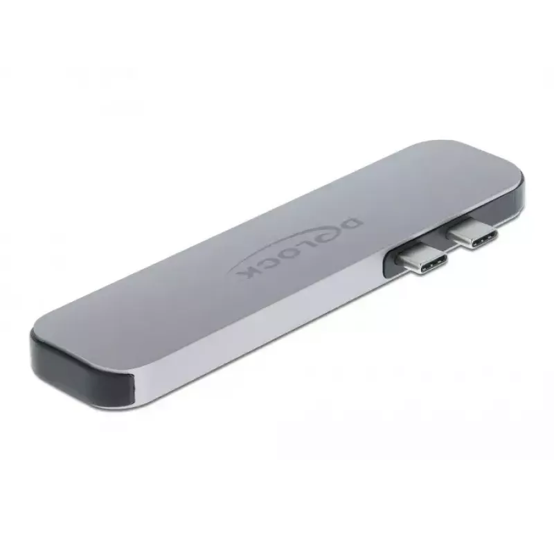 Dokovacia stanica DeLOCK dokovacia stanica pre MacBook Dual HDMI 4K PD Hub