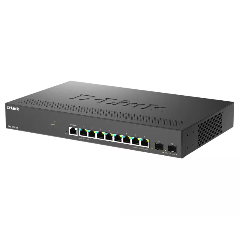 D-Link DMS-1250-10S/E sieťový switch Managed 2.5G Ethernet (100/1000/2500) čierny
