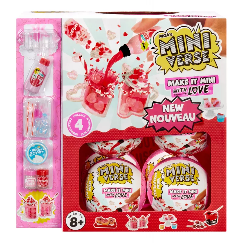 Miniverse Make It Mini Love v PDQ, 8 rokov, viacfarebné, plast