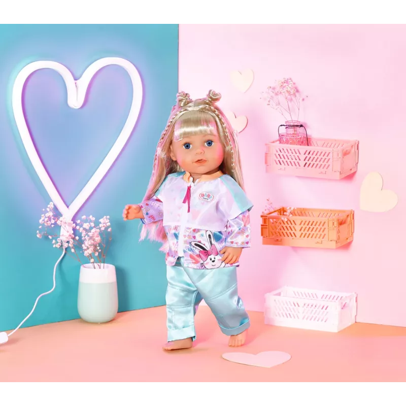 Sada oblečenia pre bábiky Zapf Creation BABY born Casual Outfit Aqua 3 roky