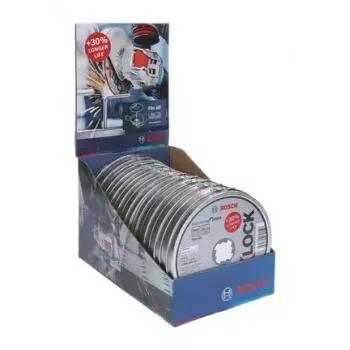 Bosch X-LOCK Rezný kotúč dóza 125 mm Standard for Inox, 10 kusov