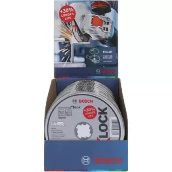 Bosch X-LOCK Rezný kotúč dóza 125 mm Standard for Inox, 10 kusov
