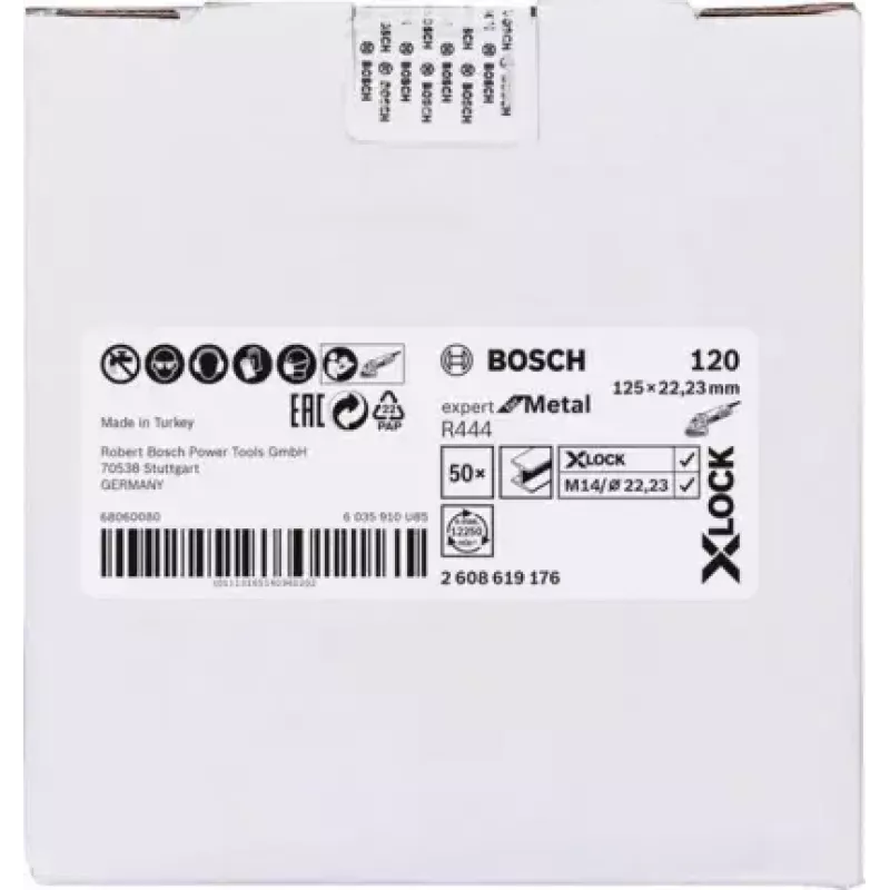 Bosch X-LOCK R444 EXPERT FOR METAL brúsny kotúč
