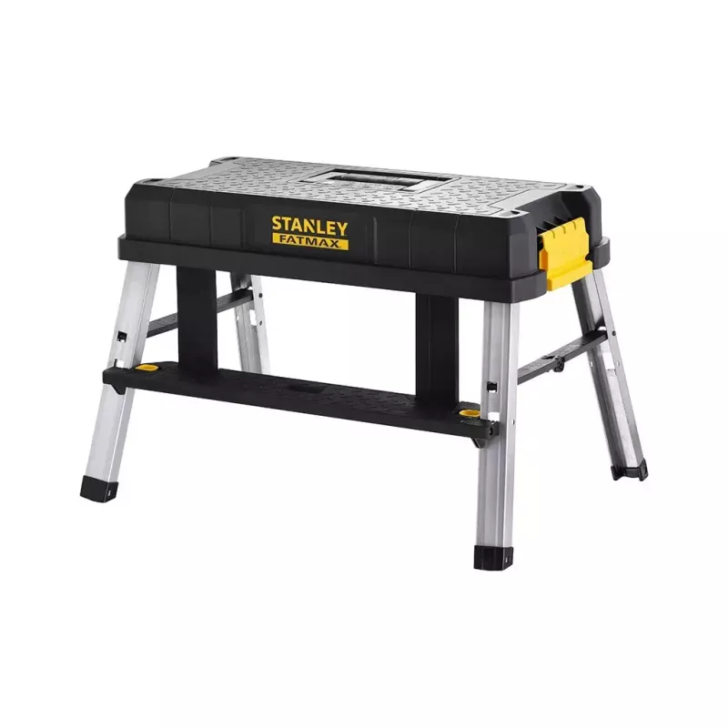Stanley FatMax FMST81083-1 kufor na náradie so stupienkom, plastový, nosnosť 30 kg, čierno-žltý