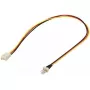 Goobay predlžovací kábel napájania PC ventilátora 3-Pin konektor samec/konektor samica 0,3 m