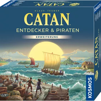 Kosmos 685164 CATAN - Entdecker & Piraten rozšírenie spoločenskej hry, 3–4 hráči, 120 min, od 12 rokov