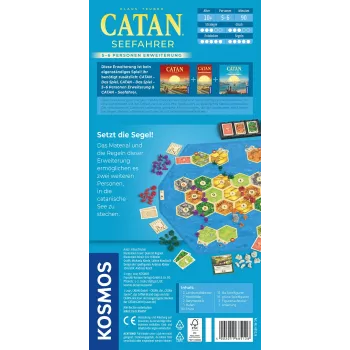 Kosmos 685126 CATAN - Seefahrer 5-6 hráčov rozšírenie spoločenskej hry, 5–6 hráčov, 120 min, od 10 rokov