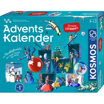 Kosmos Die schönsten Experimente zur Weihnachtszeit experimentálny adventný kalendár, 8+