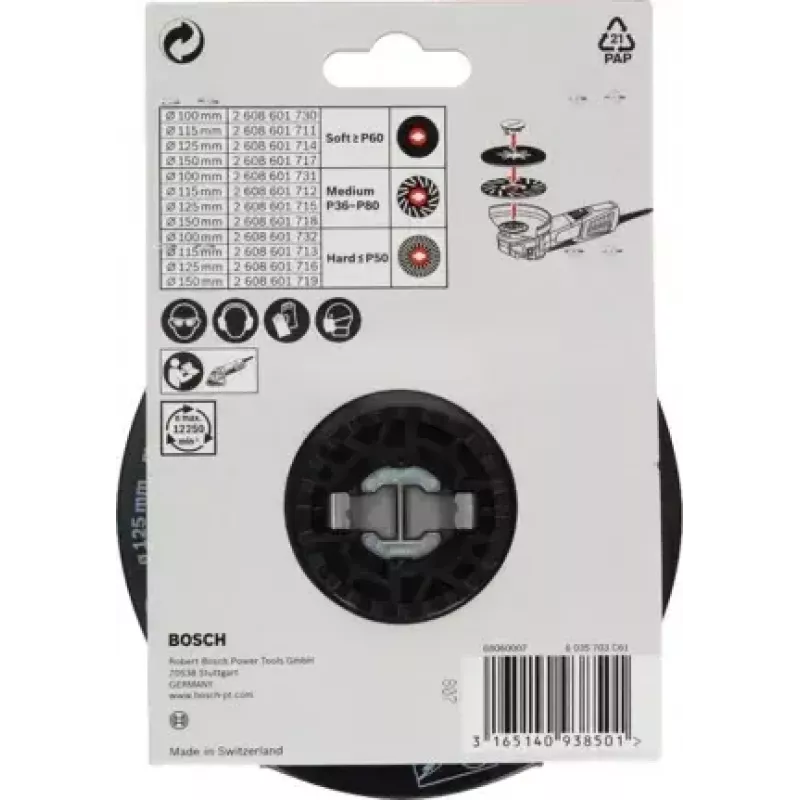 Bosch 2 608 601 711 príslušenstvo k uhlovej brúske nosný tanier
