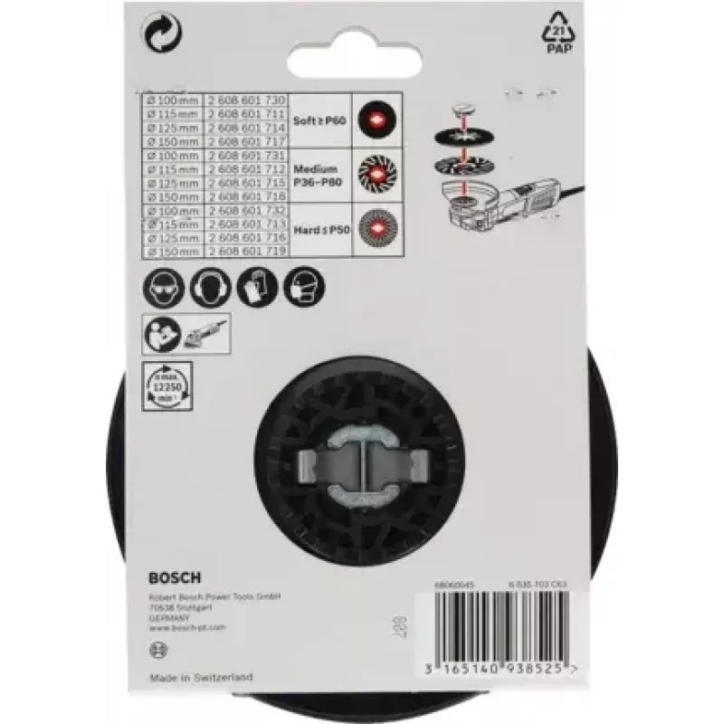 Bosch 2 608 601 716 príslušenstvo k uhlovej brúske nosný tanier
