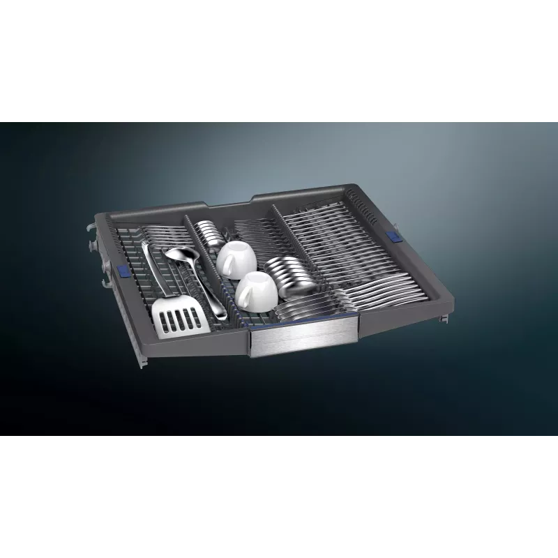 Plne integrovaná umývačka riadu Siemens iQ700 SN87TX02CE — 14 súprav riadu, energetická trieda A, 42 dB, 60 cm