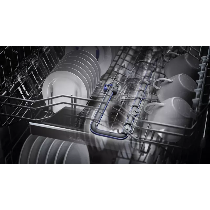 Plne integrovaná umývačka riadu Siemens iQ700 SN87TX02CE — 14 súprav riadu, energetická trieda A, 42 dB, 60 cm