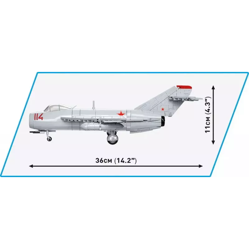 Cobi stavebnica MiG-17 kód NATO Fresco model 5823 – stavebnica od Cobi