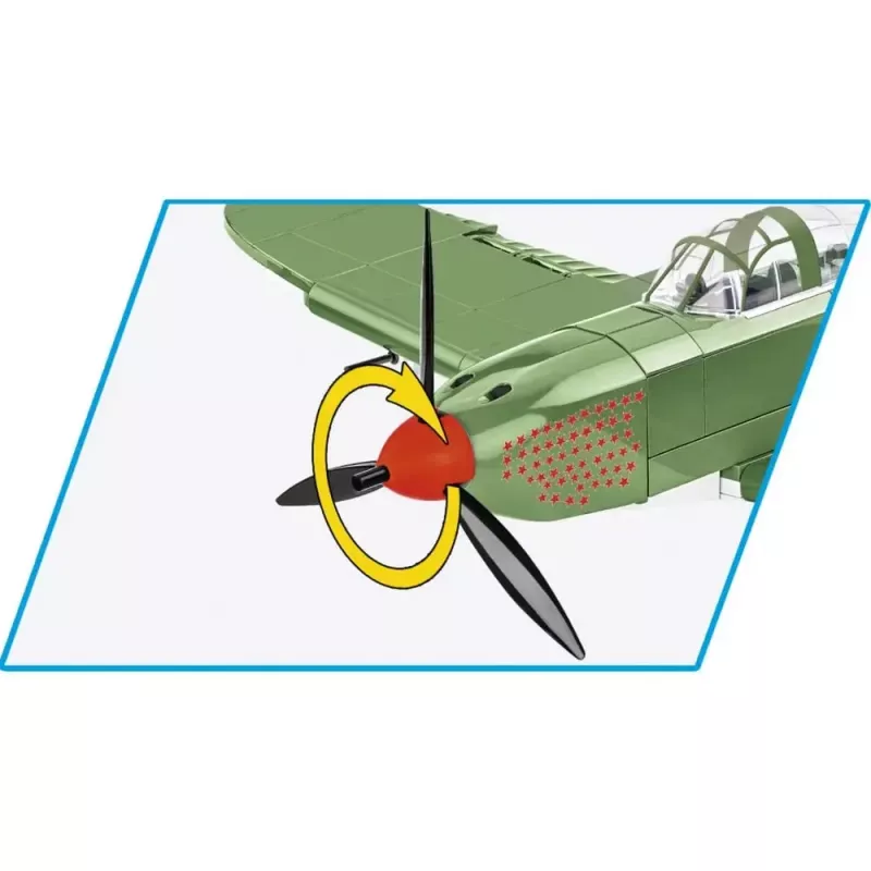 Cobi stavebnica Bell P-39Q Airacobra olivovozelená modelová sada od Cobi