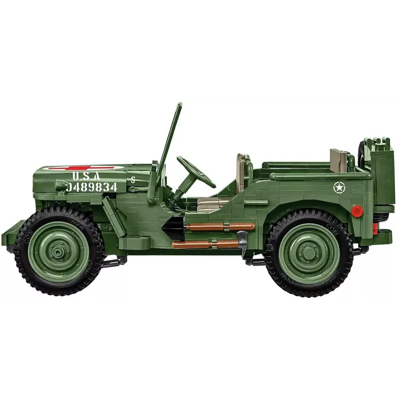 Cobi COBI-2806 Willys MB Medical stavebnica, 1131 ks, séria Historical Collection, plast, 10+