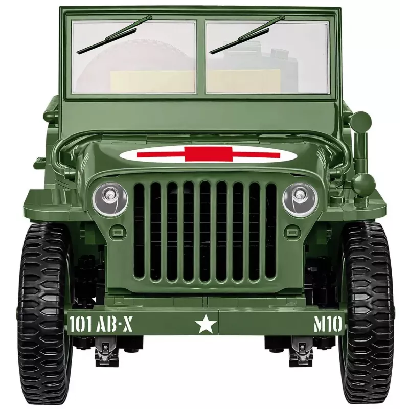 Cobi COBI-2806 Willys MB Medical stavebnica, 1131 ks, séria Historical Collection, plast, 10+