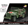 Cobi COBI-2806 Willys MB Medical stavebnica, 1131 ks, séria Historical Collection, plast, 10+