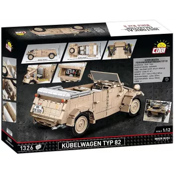 Stavebnica COBI Kübelwagen Typ 82 1326 dielikov World War II