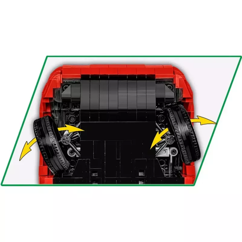 Stavebnica Cobi Lancia Delta HF Integrale model v mierke 1:35 COBI-24357, zberateľská stavebnica