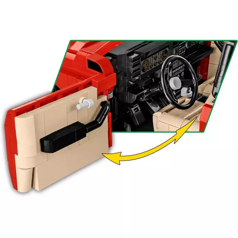 Stavebnica Cobi Lancia Delta HF Integrale model v mierke 1:35 COBI-24357, zberateľská stavebnica