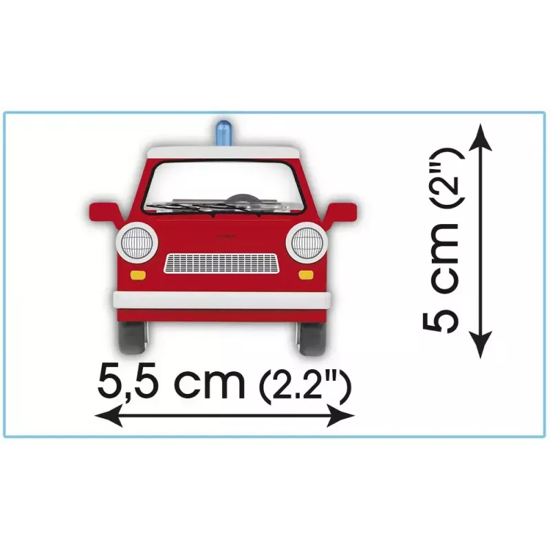 Stavebnica Cobi Trabant 601 Universal hasičská sada model 24555, stavebnica