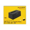 Delock - dokovacia stanica pre HDD pozície: 1 - SATA 6Gb/s - USB 3,1 (Gen 2) - čierna (63958)