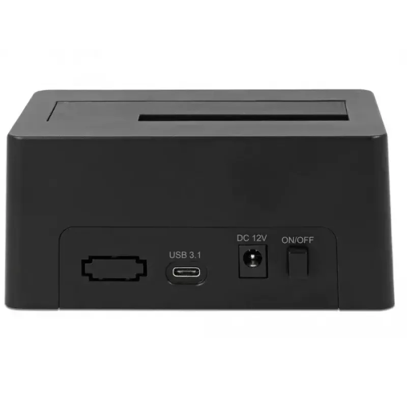Delock - dokovacia stanica pre HDD pozície: 1 - SATA 6Gb/s - USB 3,1 (Gen 2) - čierna (63958)