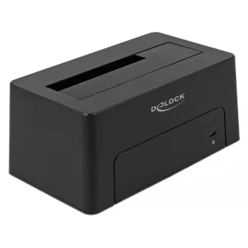 Delock - dokovacia stanica pre HDD pozície: 1 - SATA 6Gb/s - USB 3,1 (Gen 2) - čierna (63958)