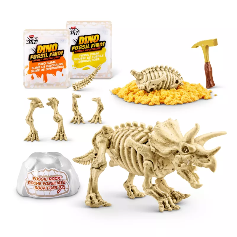Robo Alive Fossil Find Amber Adventure, 5 rok(y), vanilková farba, plast