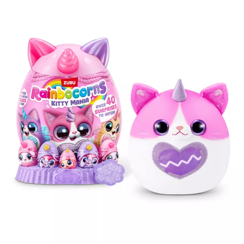Plüšová hračka Zuru Rainbocorns Kitty Mania, viacfarebná, od 3 rokov