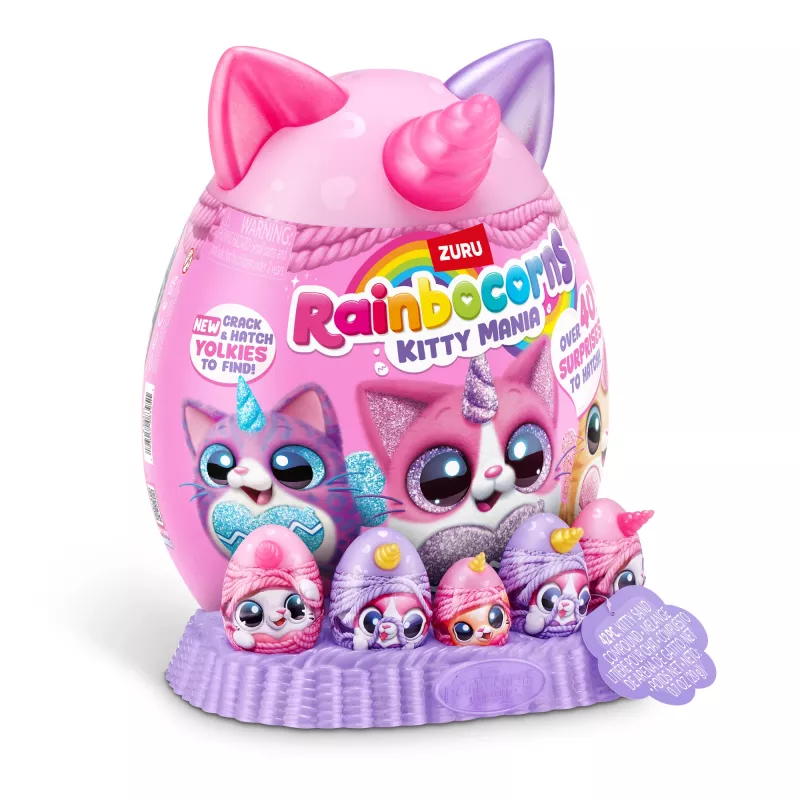 Plüšová hračka Zuru Rainbocorns Kitty Mania, viacfarebná, od 3 rokov