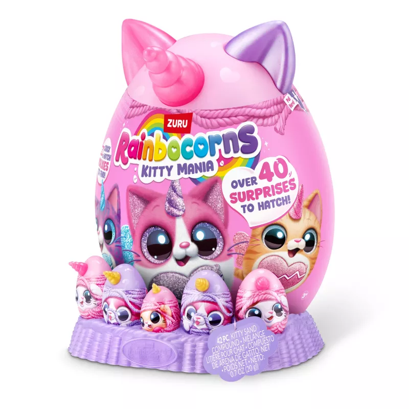 Plüšová hračka Zuru Rainbocorns Kitty Mania, viacfarebná, od 3 rokov
