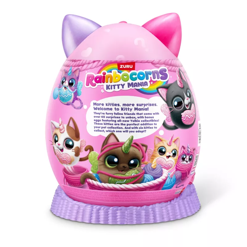 Plüšová hračka Zuru Rainbocorns Kitty Mania, viacfarebná, od 3 rokov