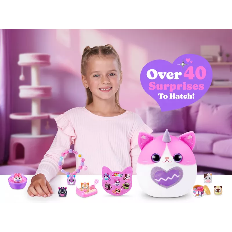 Plüšová hračka Zuru Rainbocorns Kitty Mania, viacfarebná, od 3 rokov