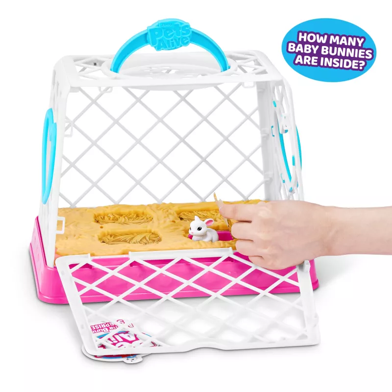 Plüšová hračka Zuru Mama Bunny & Baby Surprise, interaktívny plüšový pár, sortiment