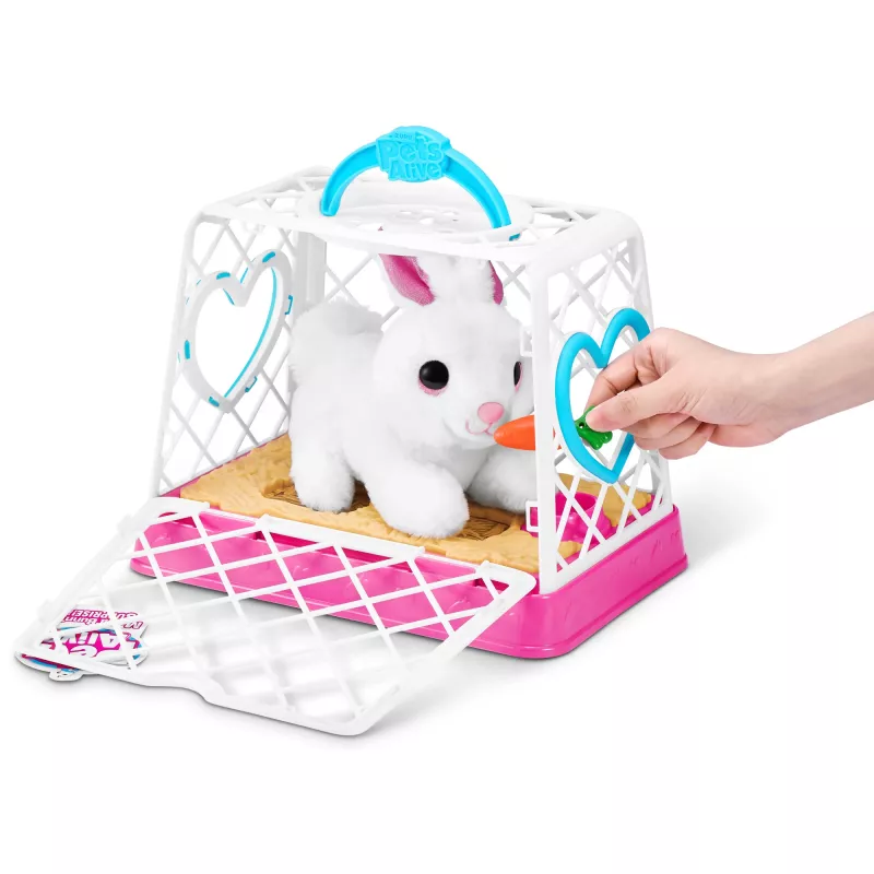 Plüšová hračka Zuru Mama Bunny & Baby Surprise, interaktívny plüšový pár, sortiment