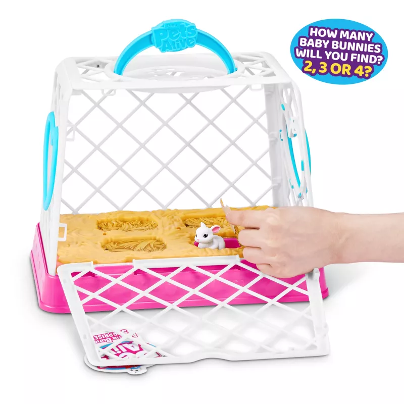 Plüšová hračka Zuru Mama Bunny & Baby Surprise, interaktívny plüšový pár, sortiment