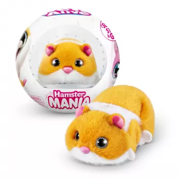 Hračkársky škrečok Zuru Pets Alive Hamster Mania — interaktívny škrečok na batérie, od 3 rokov, AAA
