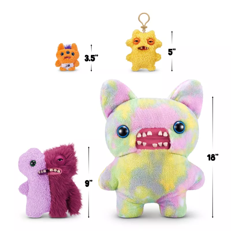 Plüšová hračka Zuru Fuggler Misfit Monsters 9 palcov — sortimentná plüšová figúrka, jednotlivý kus