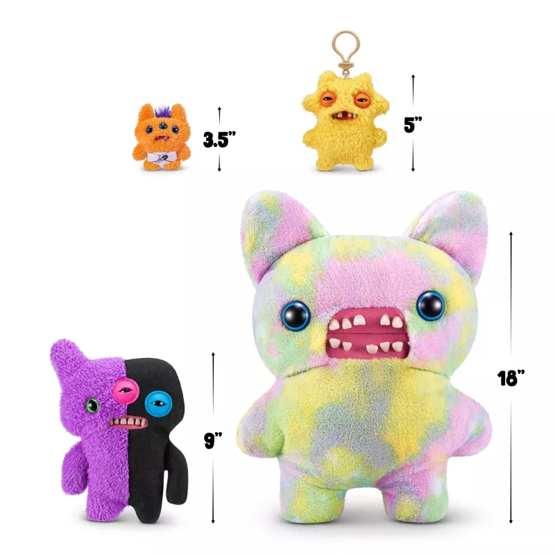 Plüšová hračka Zuru Fuggler Misfit Monsters 9 palcov — sortimentná plüšová figúrka, jednotlivý kus