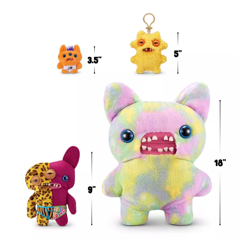 Plüšová hračka Zuru Fuggler Misfit Monsters 9 palcov — sortimentná plüšová figúrka, jednotlivý kus