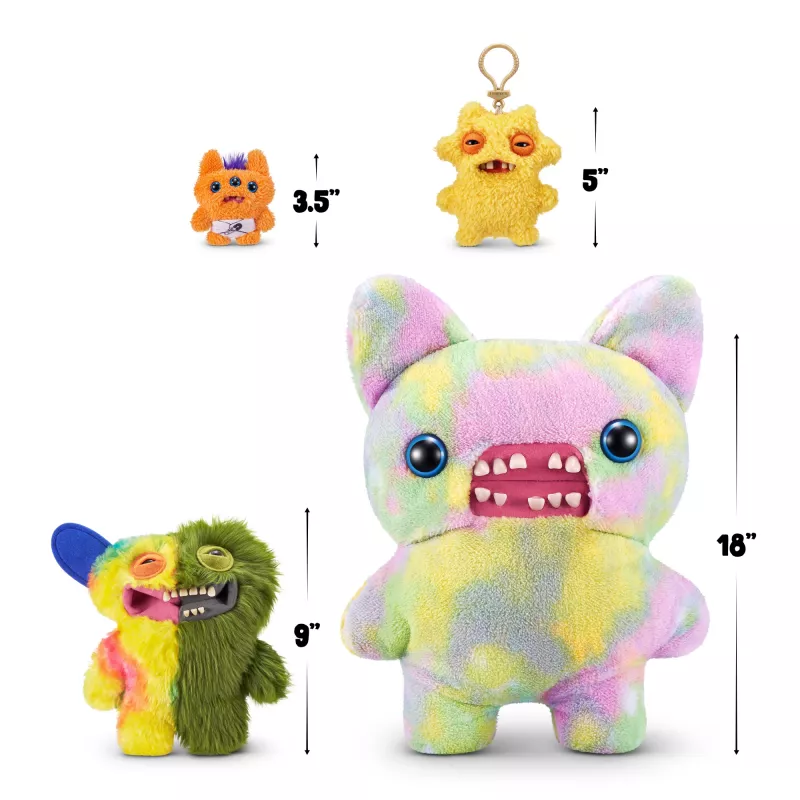 Plüšová hračka Zuru Fuggler Misfit Monsters 9 palcov — sortimentná plüšová figúrka, jednotlivý kus