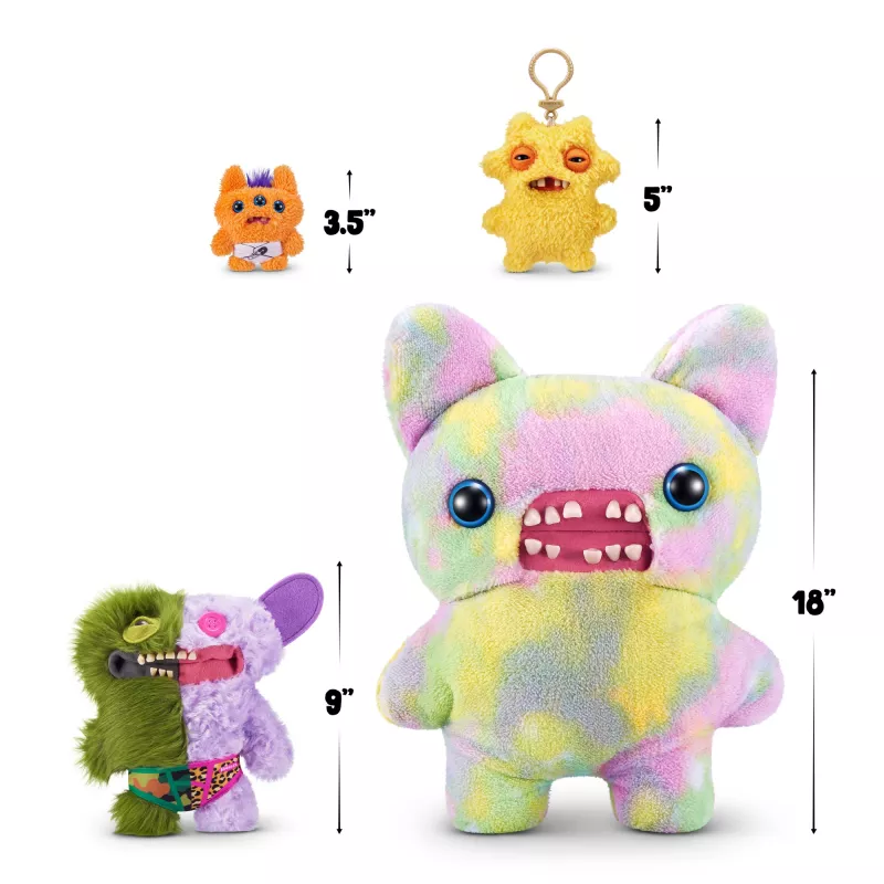 Plüšová hračka Zuru Fuggler Misfit Monsters 9 palcov — sortimentná plüšová figúrka, jednotlivý kus
