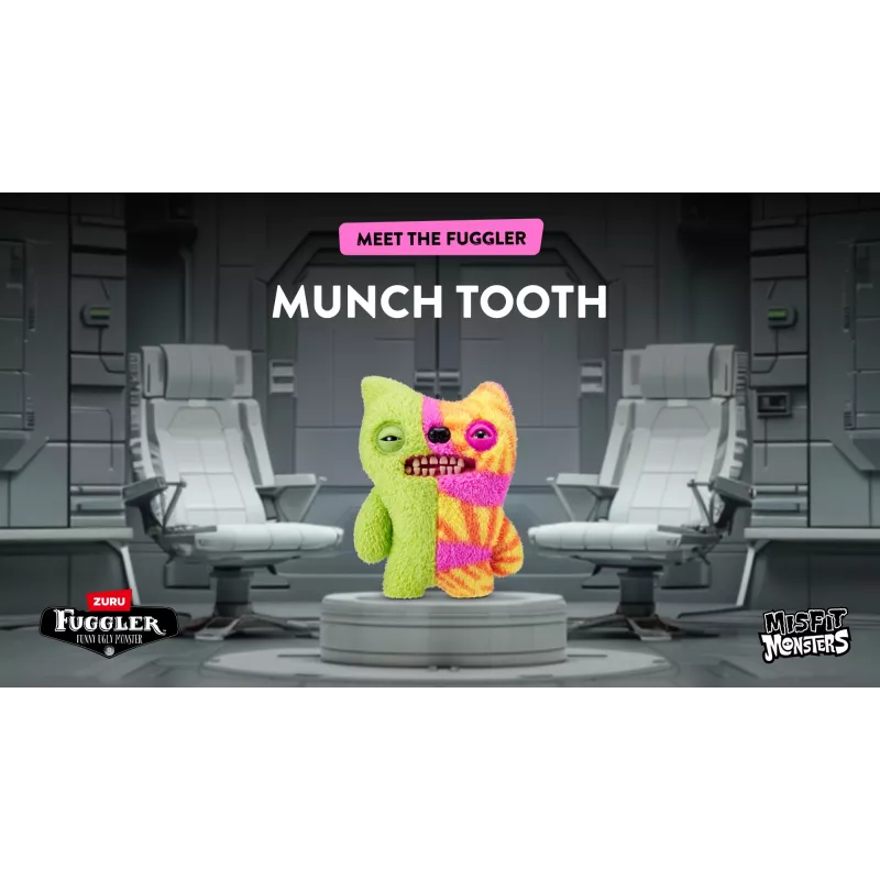 Plüšová hračka Zuru Fuggler Misfit Monsters 9 palcov — sortimentná plüšová figúrka, jednotlivý kus