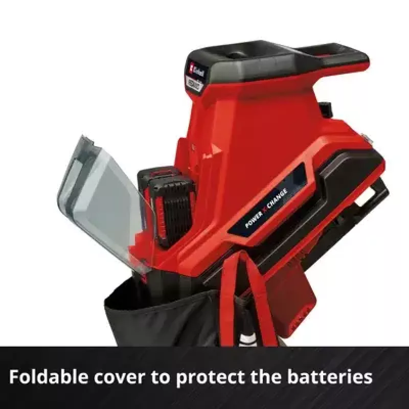 Einhell REDAXXO 36/25 akumulátorový nožový záhradný drvič, 36 V (2x18 V), max. priemer vetvy 25 mm, solo bez akumulátora a nabíjačky, červený/čierny