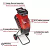 Einhell REDAXXO 36/25 akumulátorový nožový záhradný drvič, 36 V (2x18 V), max. priemer vetvy 25 mm, solo bez akumulátora a nabíjačky, červený/čierny