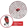 Einhell REDAXXO 36/25 akumulátorový nožový záhradný drvič, 36 V (2x18 V), max. priemer vetvy 25 mm, solo bez akumulátora a nabíjačky, červený/čierny